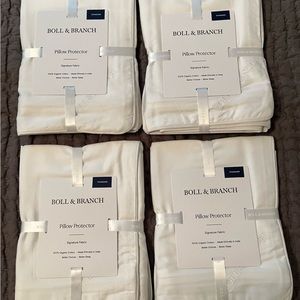 COPY - New Boll&Branch Standard 20x28 Organic Cotton Pillow Protector Local Pic…